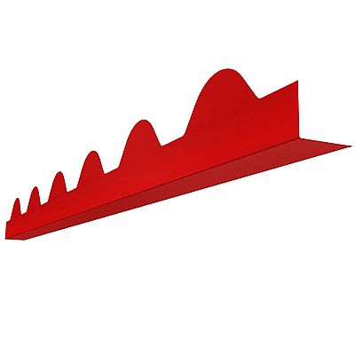 Χτένι για πάνελ κεραμίδι οροφής μήκος 1,00m