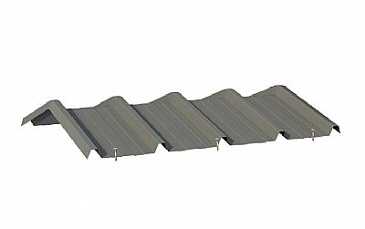 Κορφιάς/Καβαλάρης για πάνελ τραπεζοειδές οροφής μήκος 1,00m