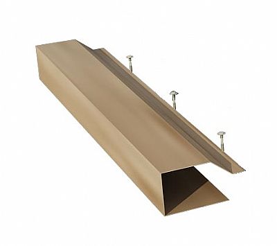 Special side cover piece for polyurethane panels