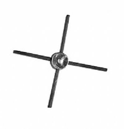  Cross Decorative with Aluminum Rosette (105-02)