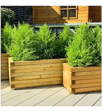 Ξύλινες γλάστρες