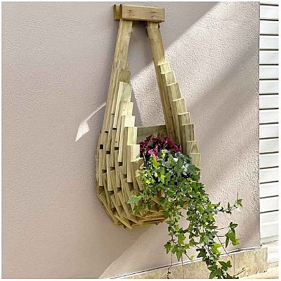 ΞΥΛΙΝΗ ΓΛΑΣΤΡΑ ΚΡΕΜΑΣΤΗ 80 (Υ) X 40 X 20ΕΚ.