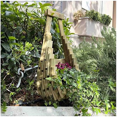 ΞΥΛΙΝΗ ΓΛΑΣΤΡΑ ΚΡΕΜΑΣΤΗ 80 (Υ) X 40 X 20ΕΚ.