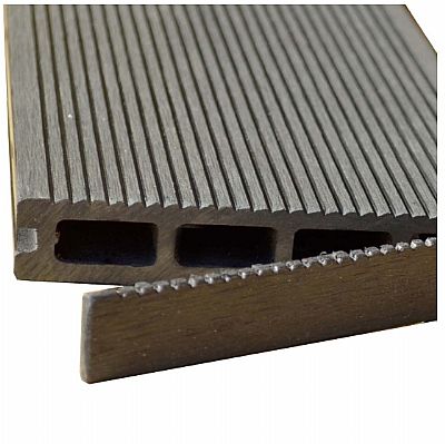 ΤΑΠΑ WPC 3D WOOD 2,5 X 15ΕΚ. | ΓΚΡΙ ΣΚΟΥΡΟ