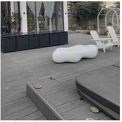 ΓΩΝΙΑ WPC 3,5 X 5 X 360ΕΚ. | ΓΚΡΙ ΣΚΟΥΡΟ