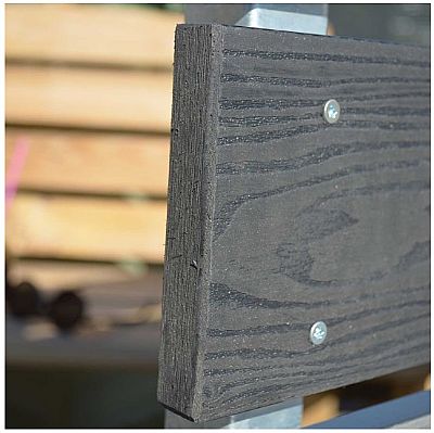  ΤΑΠΑ ΠΕΡΙΦΡΑΞΗΣ WPC 3D WOOD 2 X 12ΕΚ. | ΓΚΡΙ ΣΚΟΥΡΟ