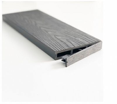  ΤΑΠΑ ΠΕΡΙΦΡΑΞΗΣ WPC 3D WOOD 2 X 12ΕΚ. | ΓΚΡΙ ΣΚΟΥΡΟ