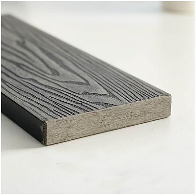  ΤΑΠΑ ΠΕΡΙΦΡΑΞΗΣ WPC 3D WOOD 2 X 12ΕΚ. | ΓΚΡΙ ΑΝΟΙΧΤΟ