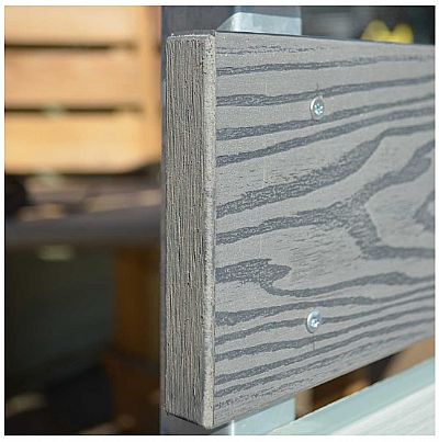  ΤΑΠΑ ΠΕΡΙΦΡΑΞΗΣ WPC 3D WOOD 2 X 12ΕΚ. | ΓΚΡΙ ΑΝΟΙΧΤΟ