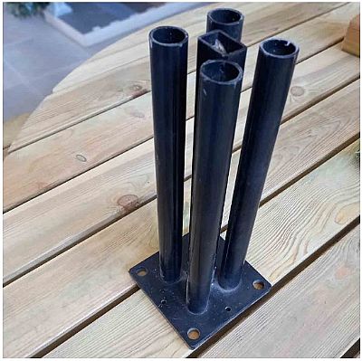 ΒΑΣΗ ΚΟΛΩΝΑΣ ΑΛΟΥΜΙΝΙΟΥ 9 X 9ΕΚ.