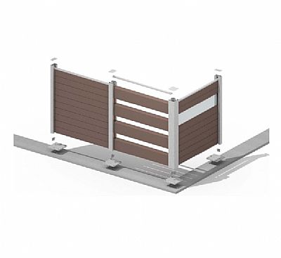 ΚΟΛΩΝΑ ΑΛΟΥΜΙΝΙΟΥ ΕΝΔΙΑΜΕΣΗ THERRAWOOD