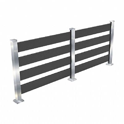 WPC ΣΑΝΙΔΑ ΠΕΡΙΦΡΑΞΗΣ 2 X 12 X 390ΕΚ. | ΜΟΚΑ