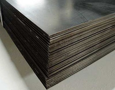 Λαμαρίνα Μαύρη Επίπεδη 1250x2500x3mm